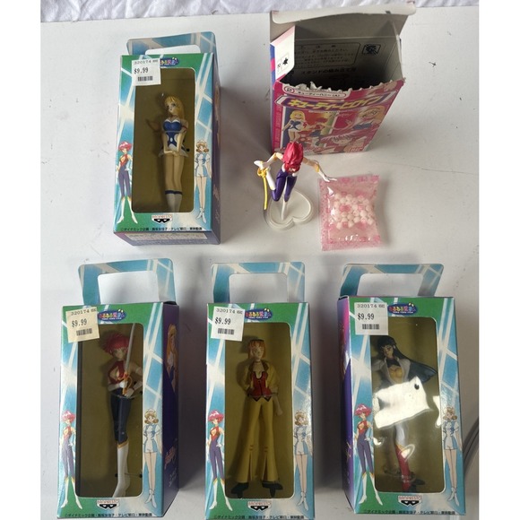 Set of 5 Cutie Honey Figure Collection Kisaragi 4 Sealed 1 open (45K)
